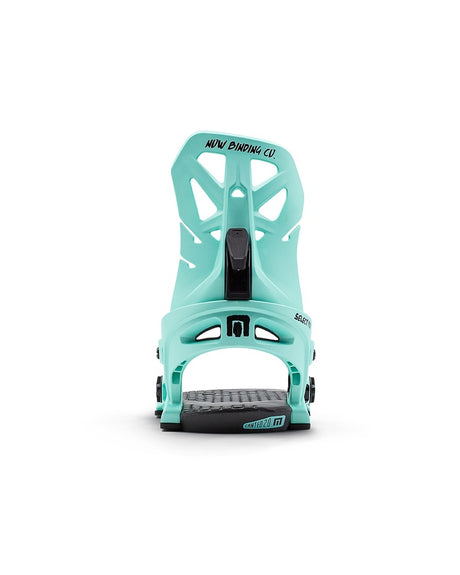 NOW Select Pro Snowboard Bindings Aqua Black M