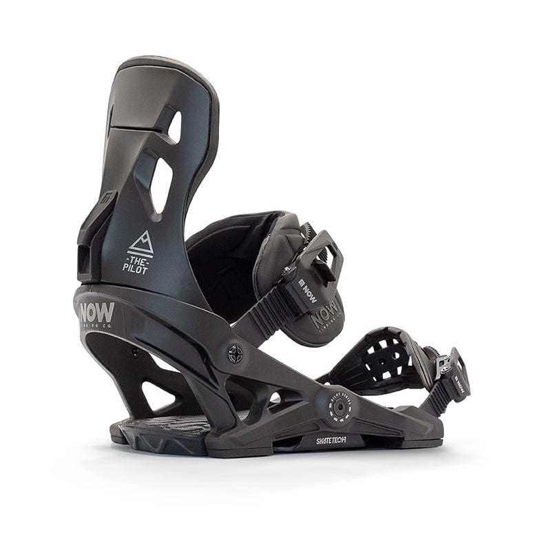 NOW Pilot Snowboard Bindings Black Black L