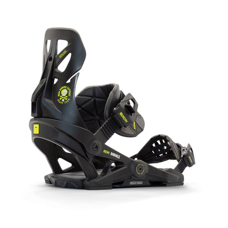 NOW Brigade Snowboard Bindings Black Lime M