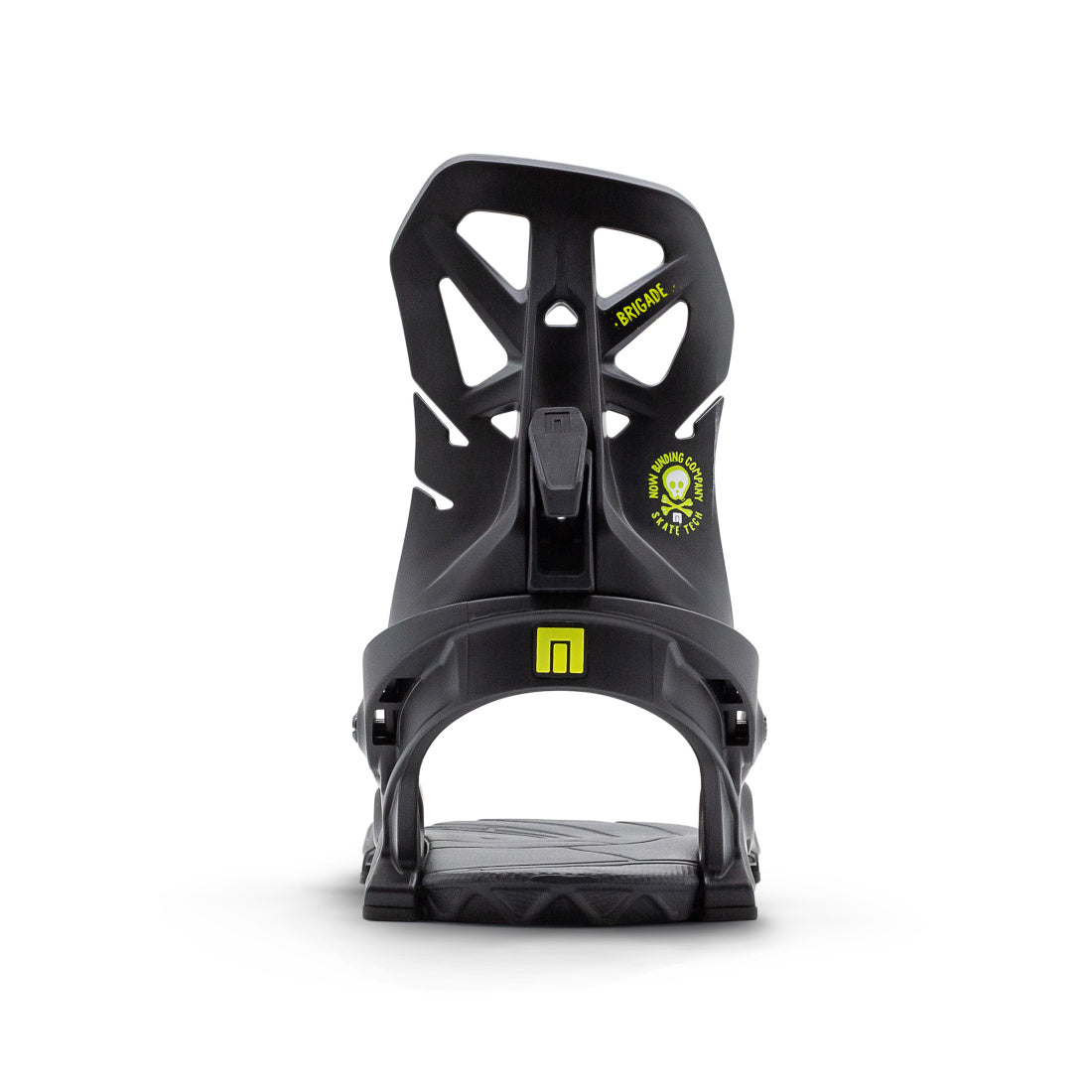 NOW Brigade Snowboard Bindings Black Lime M