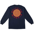 Spitfire Classic 87 Swirl LongSleeve Tshirt Navy Yellow