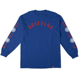 Spitfire Old English Combo LongSleeve Tshirt Royal Red S