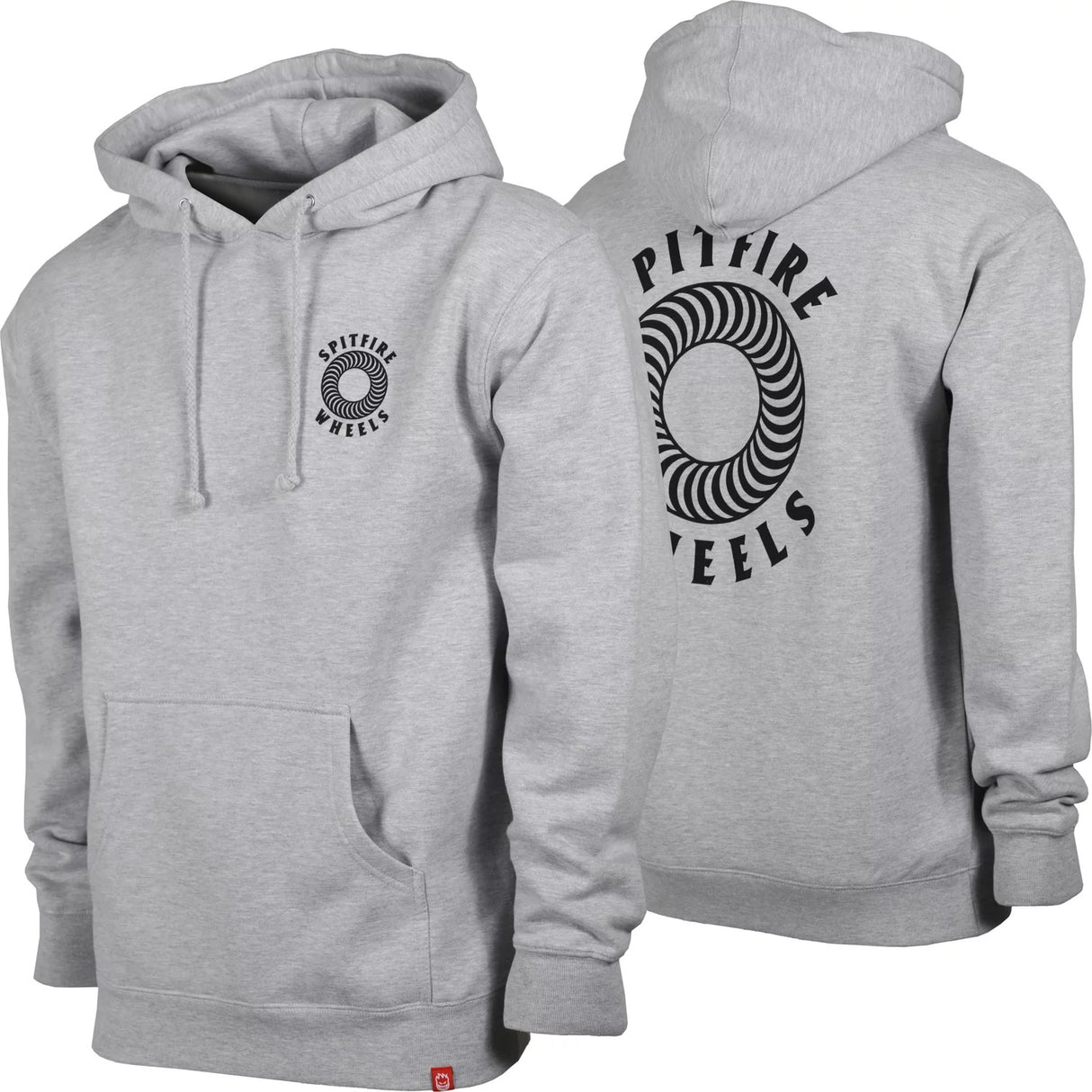 Spitfire Hollow Classic Hoodie Heather Grey S