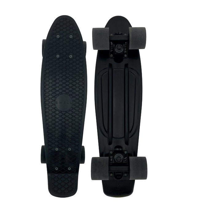 Swell 22" Skateboard Complete Black Sand Onesize