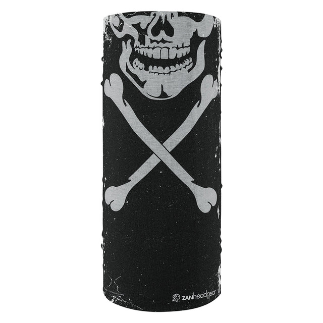 Zan Headgear Motley Tube Poly Skull X Bones One Size