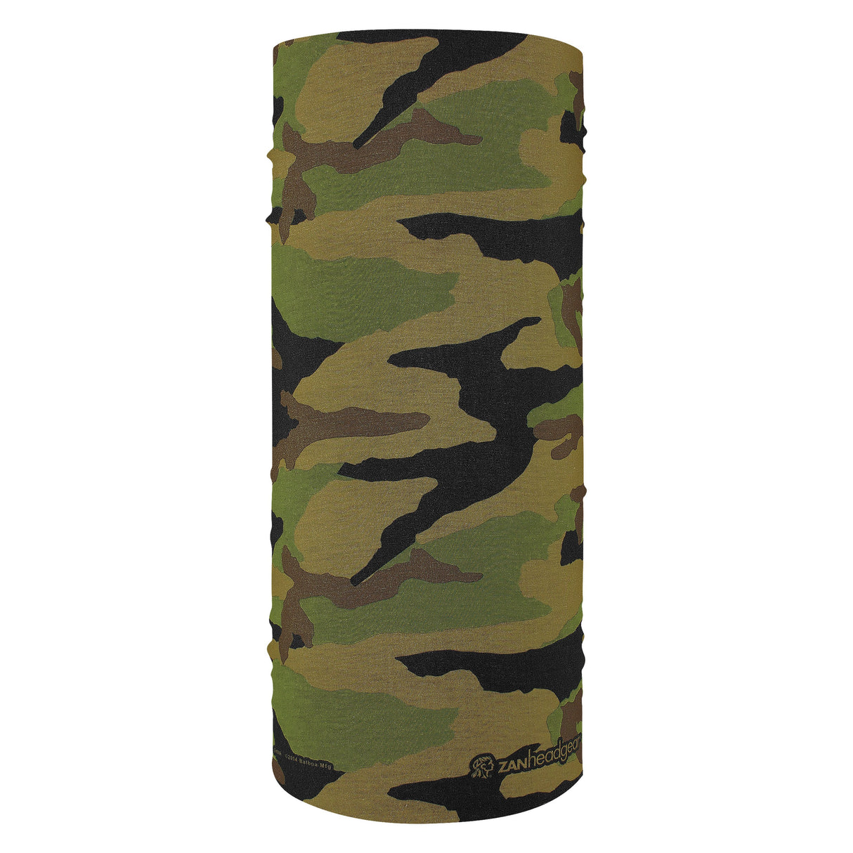 Zan Headgear Motley Tube Poly Woodland Camo One Size