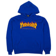Thrasher Flames Hoodie Royal Orange