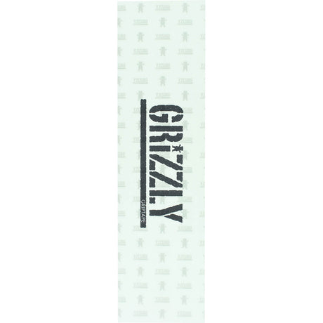 Grizzly Grip Tape Stamp Print Clear Black