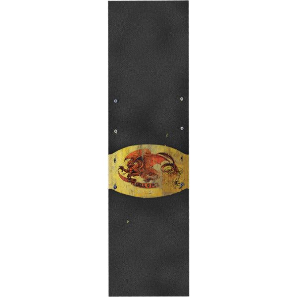 Powell Oval Dragon Grip Tape Black Gold 9x33