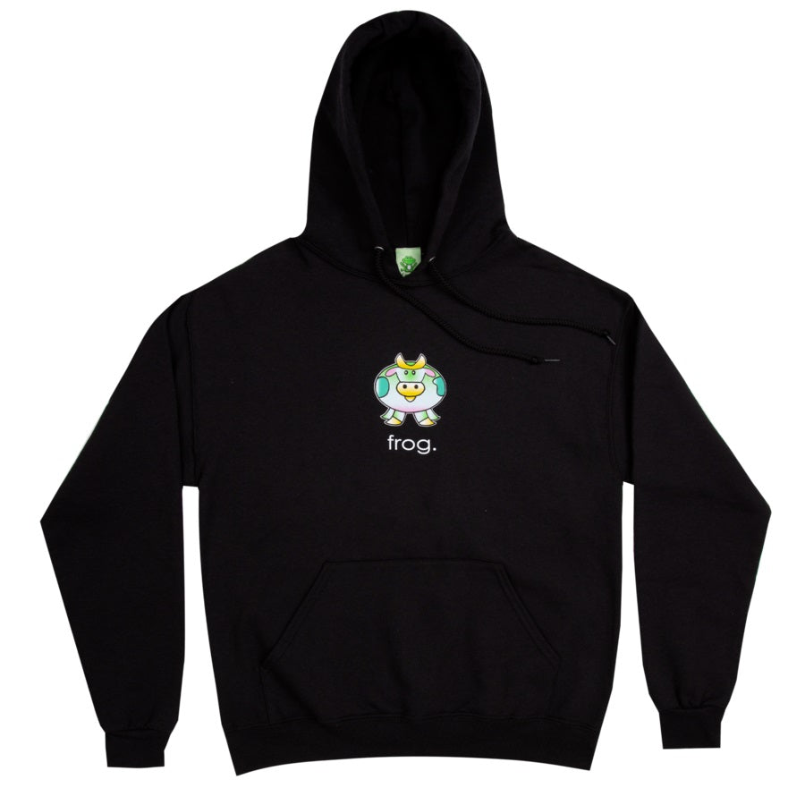 Frog Cow Hoodie Black