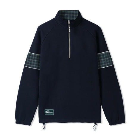 Butter Parks 1/4 Zip Pullover Dark Navy L