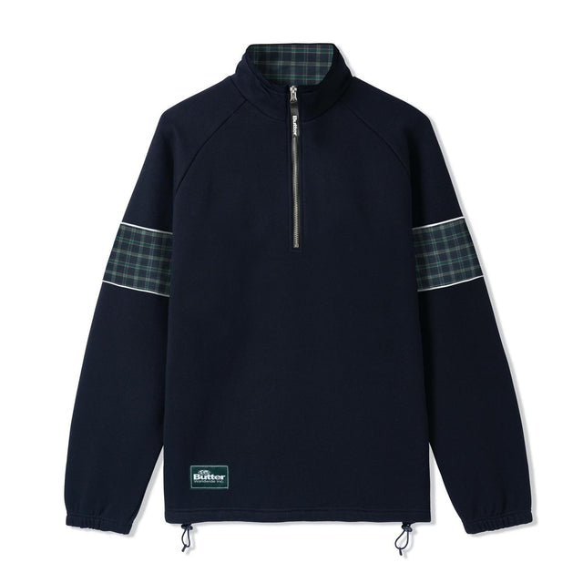 Butter Parks 1/4 Zip Pullover Dark Navy