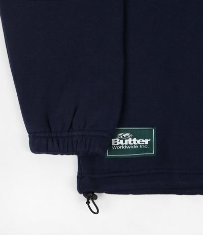 Butter Parks 1/4 Zip Pullover Dark Navy L
