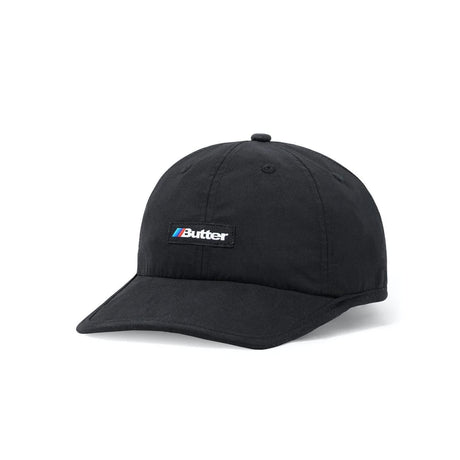 Butter Auto 6 Panel Cap Black Onesize