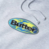 Butter Global Logo Hoodie Ashe Grey M