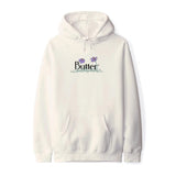 Butter Flowers Classic Logo Hoodie Bone M