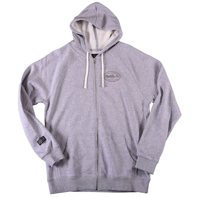 Hyperlite Throttle Zip Hoodie 2021 Grey Heather