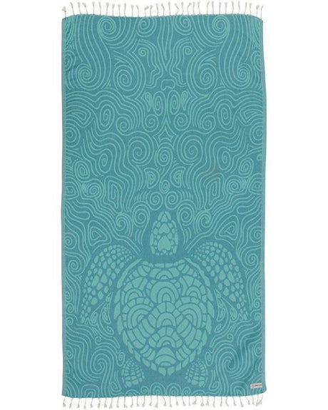 Sand Cloud Mint Swirl Turtle Towel Mint Onesize