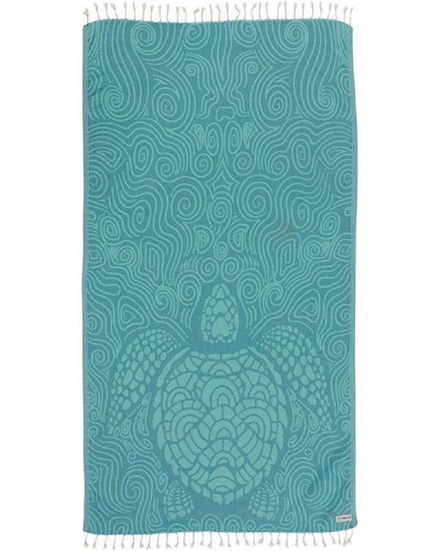 Sand Cloud Mint Swirl Turtle Towel Mint Onesize