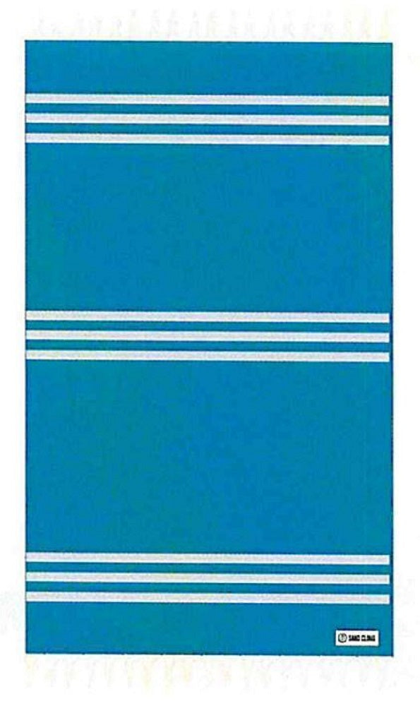 Sand Cloud Triple Stripe Dobby Towel Turquoise Onesize