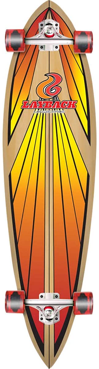 Layback Soulride Skateboard Complete Red 9.5x38