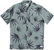 Quiksilver Deli Palms Button Up Blue Green