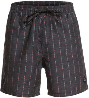 Quiksilver Dose Volley Shorts Black Red