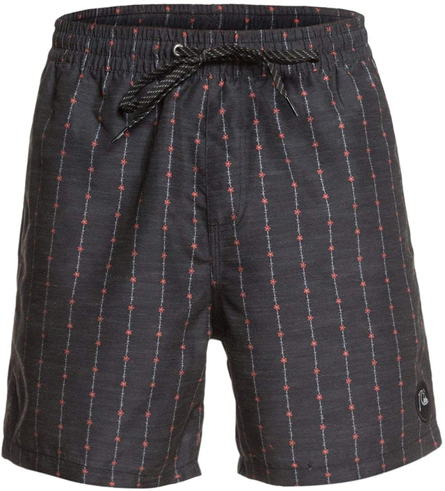 Quiksilver Dose Volley Shorts Black Red