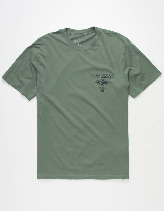 Rip Curl Fade Out Icon Tshirt Green