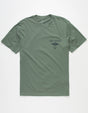 Rip Curl Fade Out Icon Tshirt Green