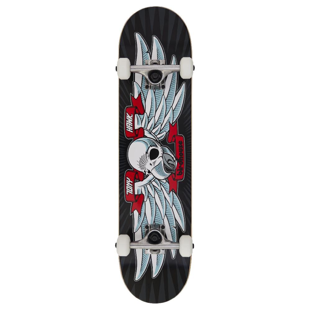 Birdhouse Hawk Flying Falcon Skateboard Complete Black 7.5
