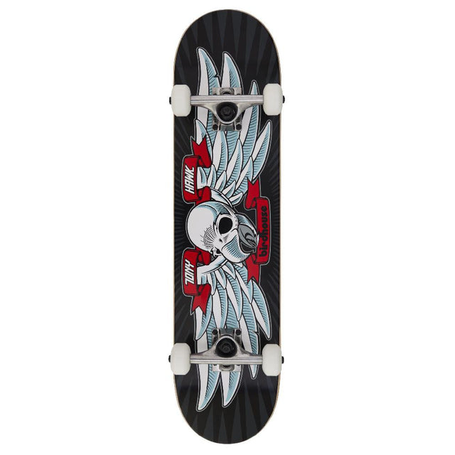 Birdhouse Hawk Flying Falcon Skateboard Complete Black 7.5