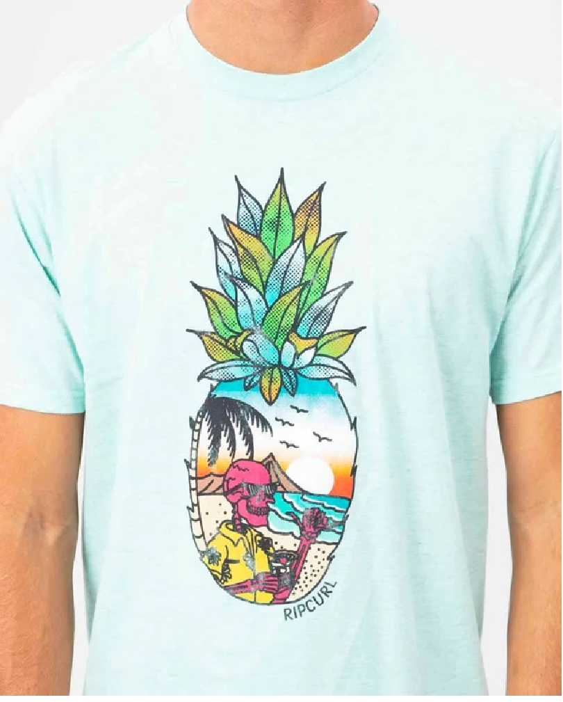 Rip Curl Pineapple Shaka Tshirt Mint