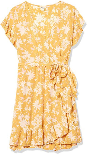 Billabong Wrap and Roll Dress Gold