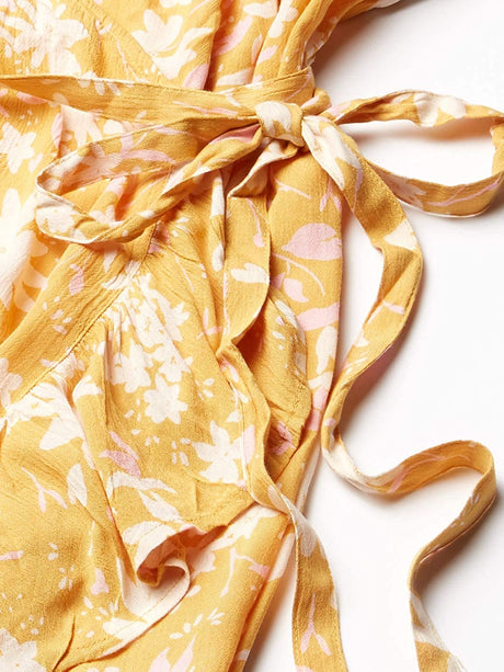 Billabong Wrap and Roll Dress Gold L/12