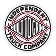 Independent Summit Mylar Sticker (2 pack) Black White 1.5x1.5