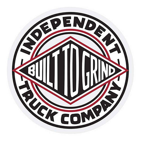 Independent Summit Mylar Sticker (2 pack) Black White 1.5x1.5