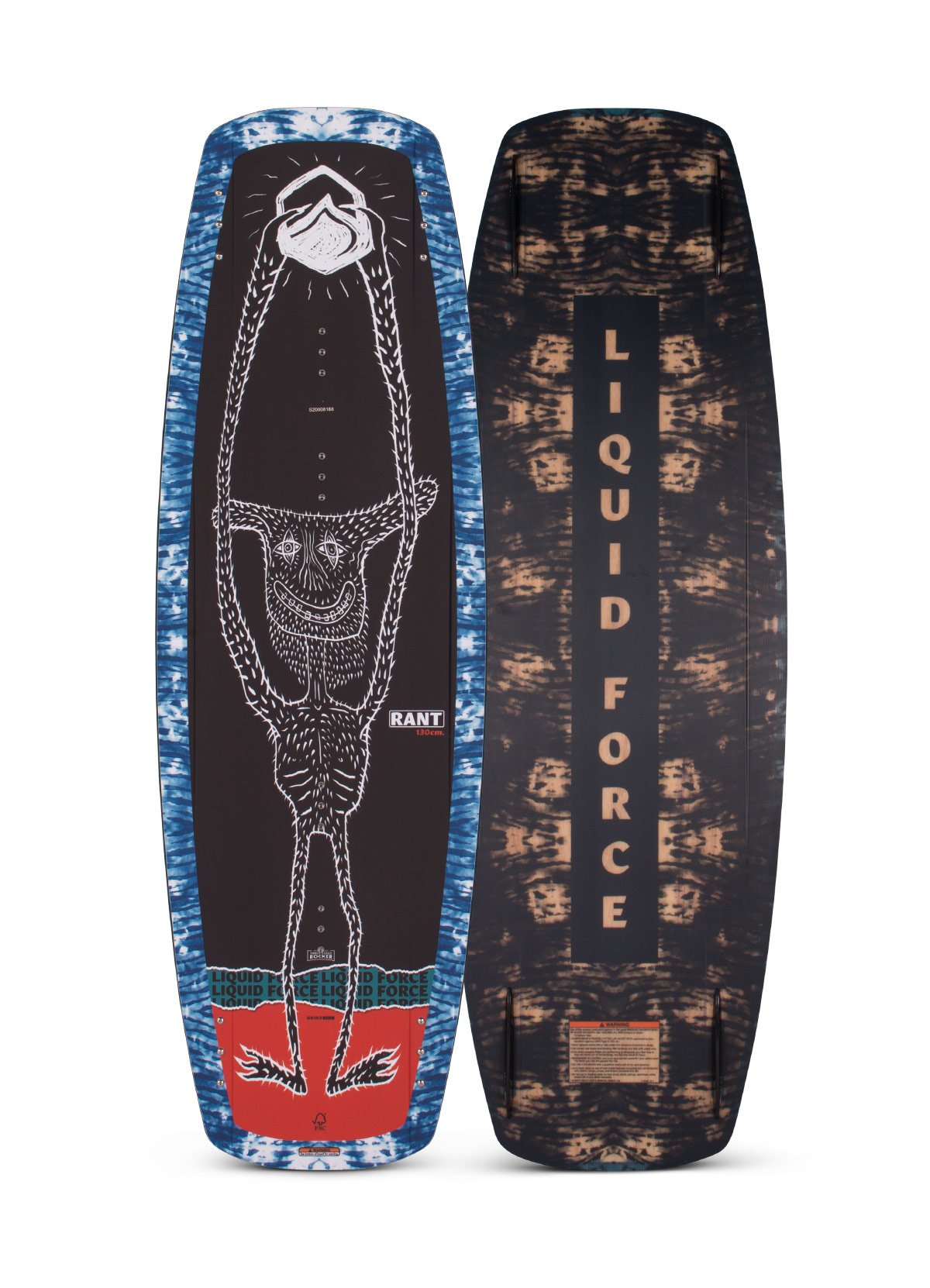 Liquid Force Rant Wakeboard Blue 130