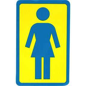 Girl Skateboard Co Sticker (2 pack) Assorted Colors 2"