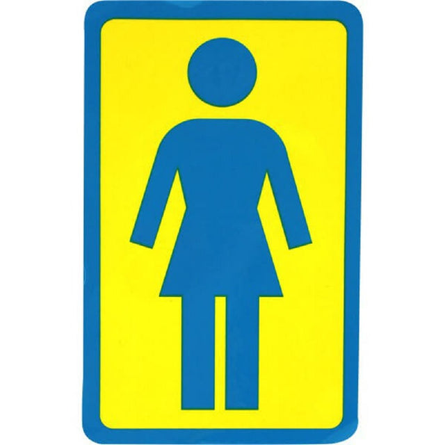 Girl Skateboard Co Sticker (2 pack) Assorted Colors 2"