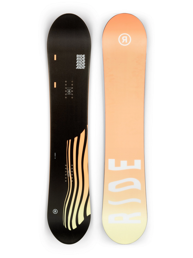 Ride Compact Snowboard Womens Black 146