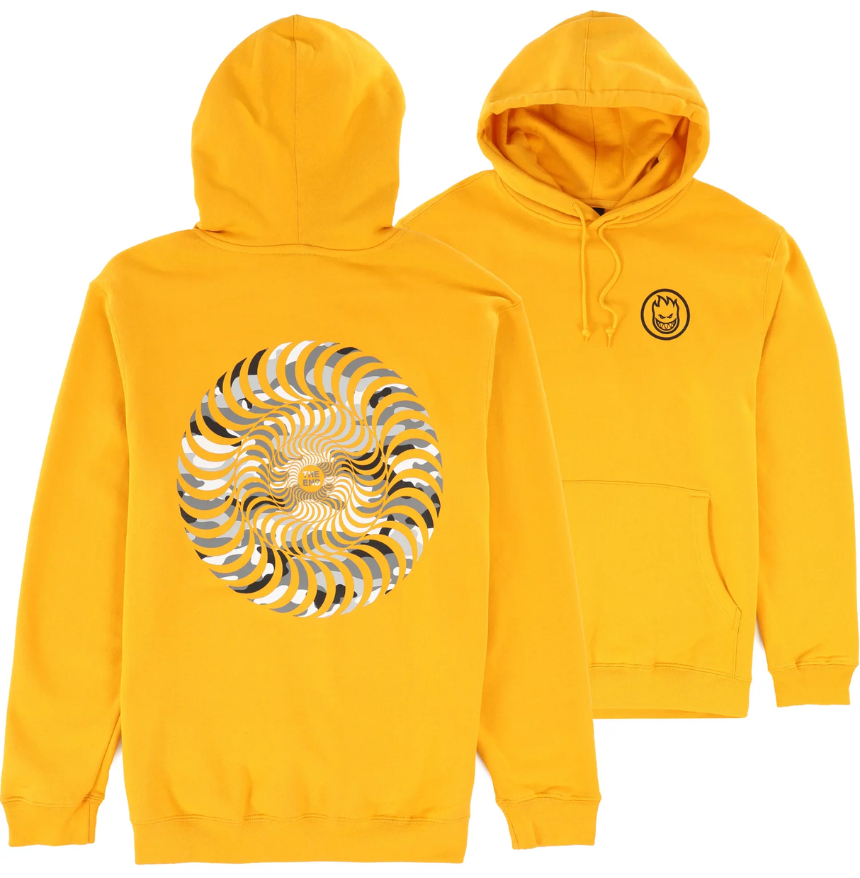 Spitfire Camo Classic Hoodie Gold M