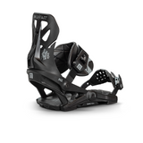 NOW Brigade Snowboard Bindings Black Silver Medium