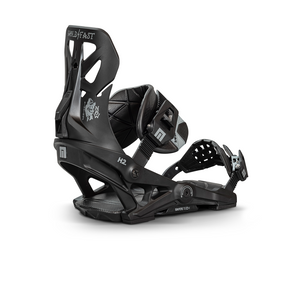 NOW Brigade Snowboard Bindings Black Silver Medium