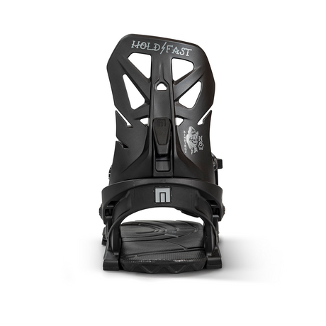 NOW Brigade Snowboard Bindings Black Silver Medium