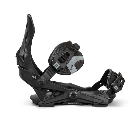 NOW Brigade Snowboard Bindings Black Silver Medium