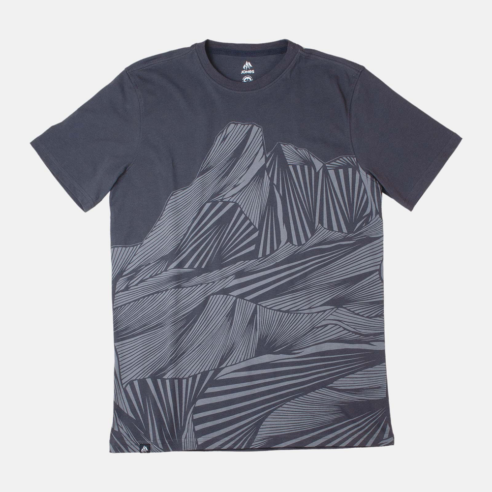 Jones Mountain Twin Tshirt Dark Gray