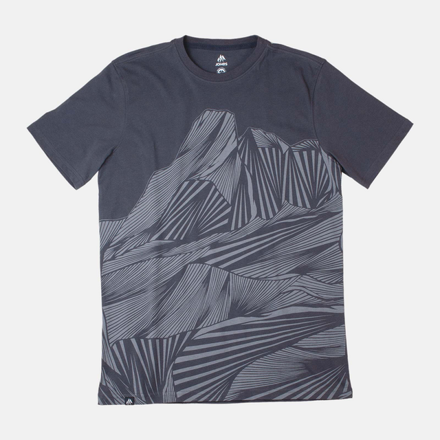 Jones Mountain Twin Tshirt Dark Gray
