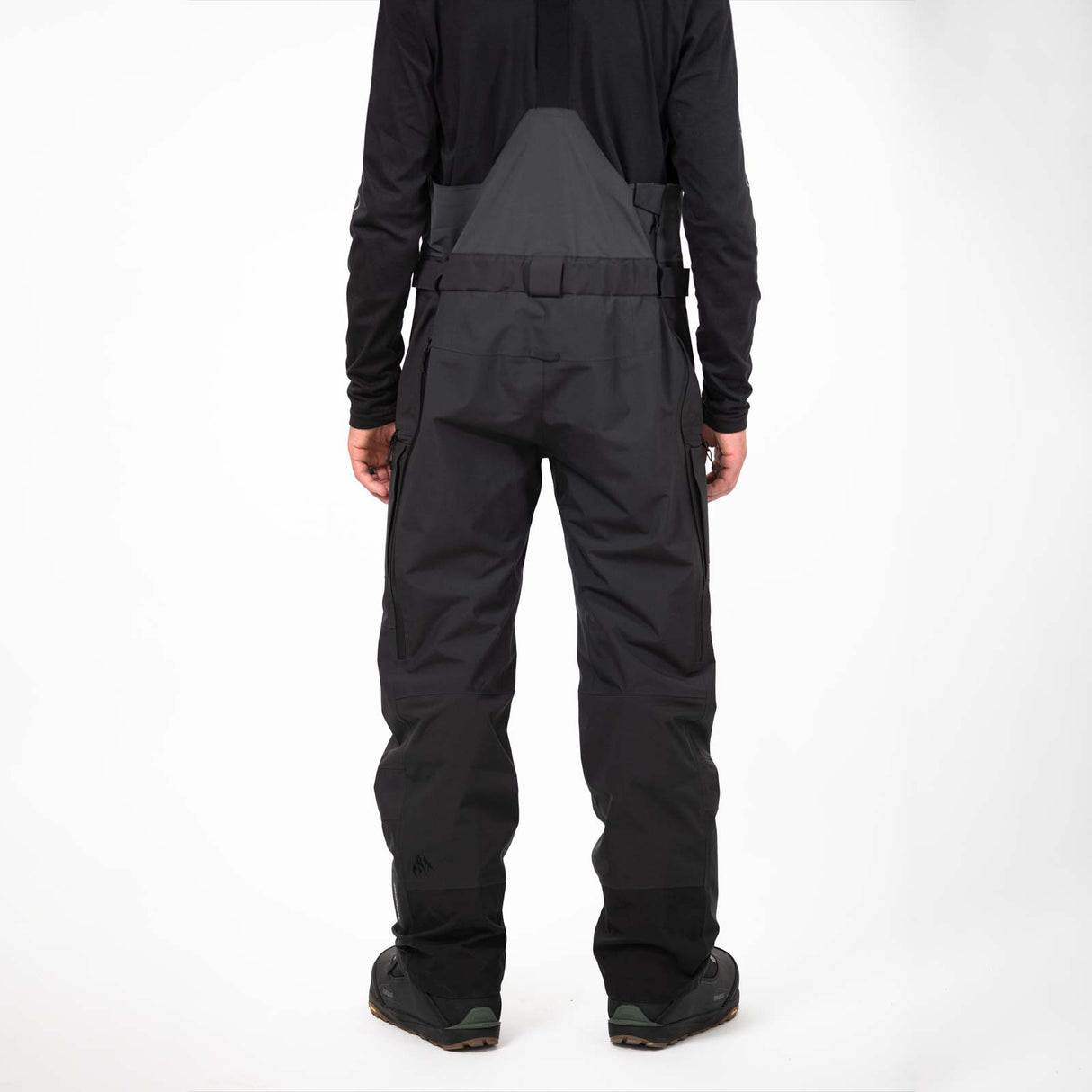 Jones Mountain Surf Bibs Black