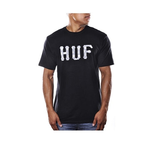 Huf PLANTLIFE Classic Logo Black Tee